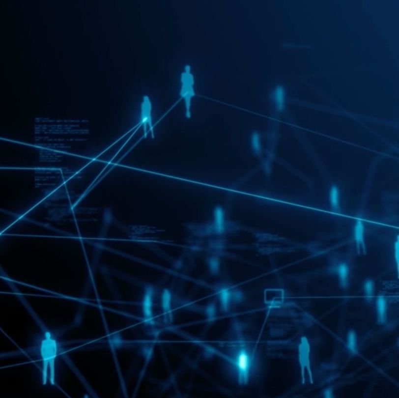 Abstract pattern of light and shadow on mesh