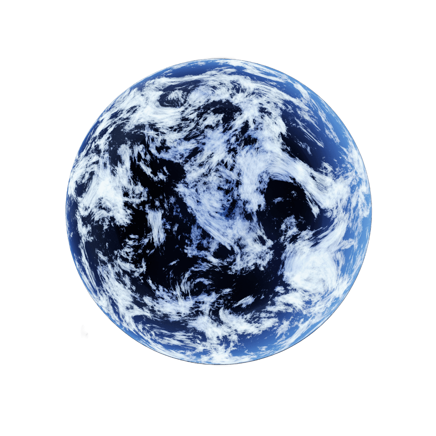 a picture of the earth taken from space (Background Removed)