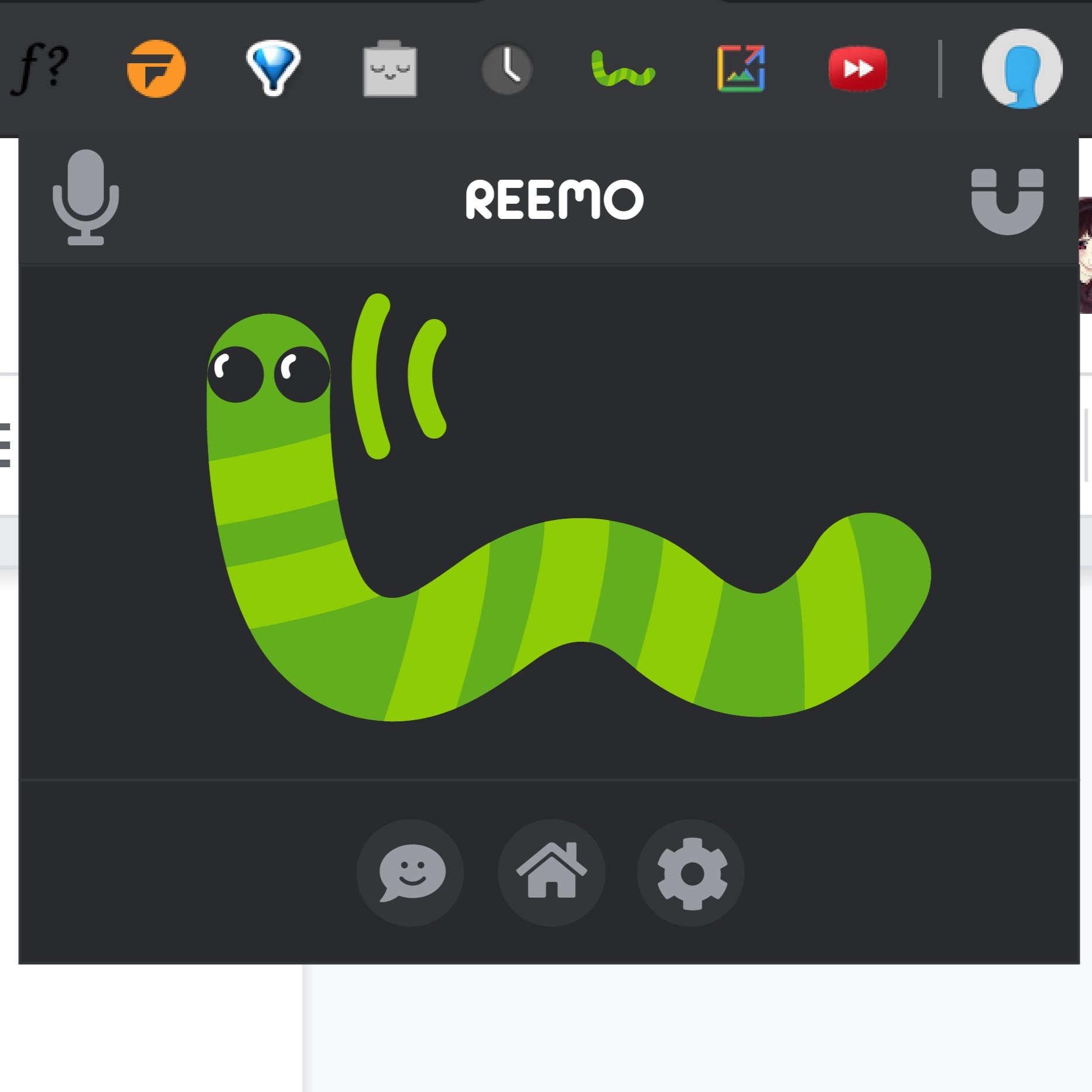 Reemo listens to the user talk to them as they continue to type, allowing the user to hands free collaborate.