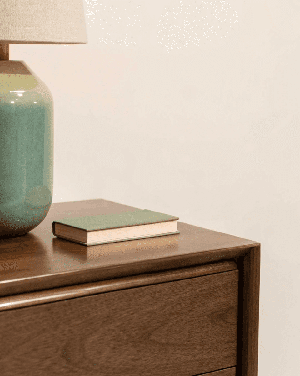 Minimalist Nightstand Scene