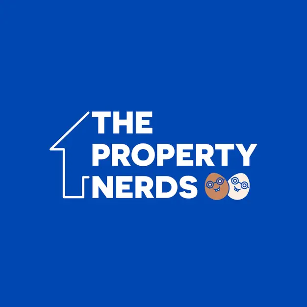 The Property Nerds logo with a house outline and eggs