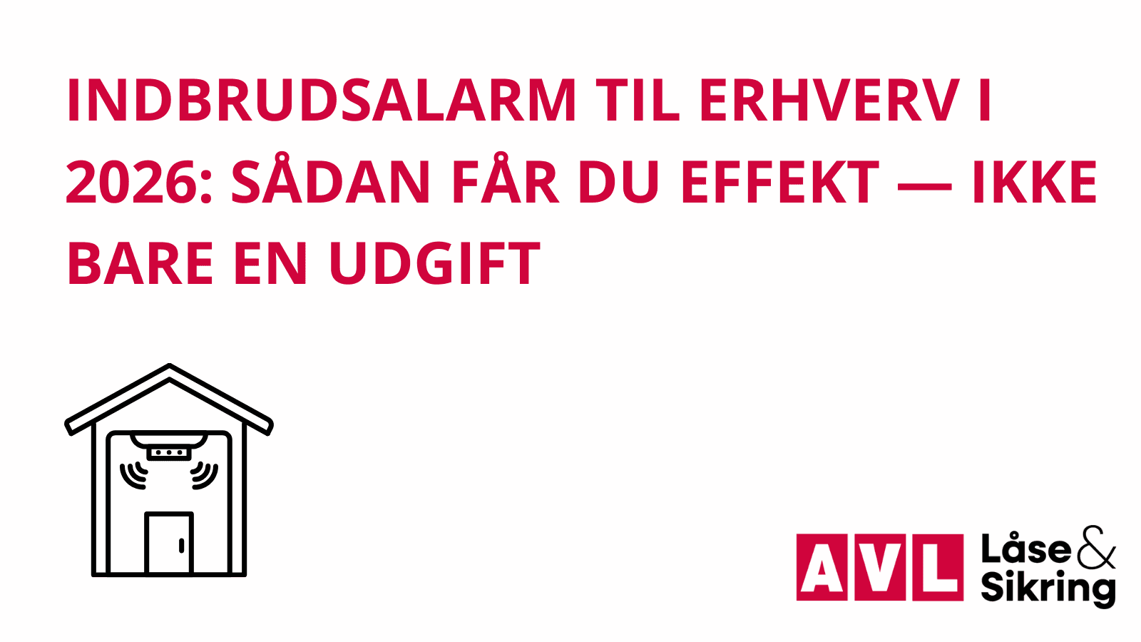 indbrudsalarm til erhverv