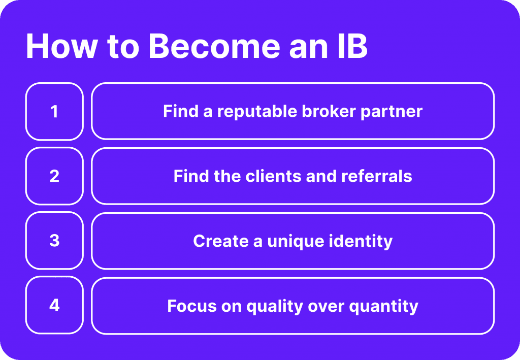 How to become an IB