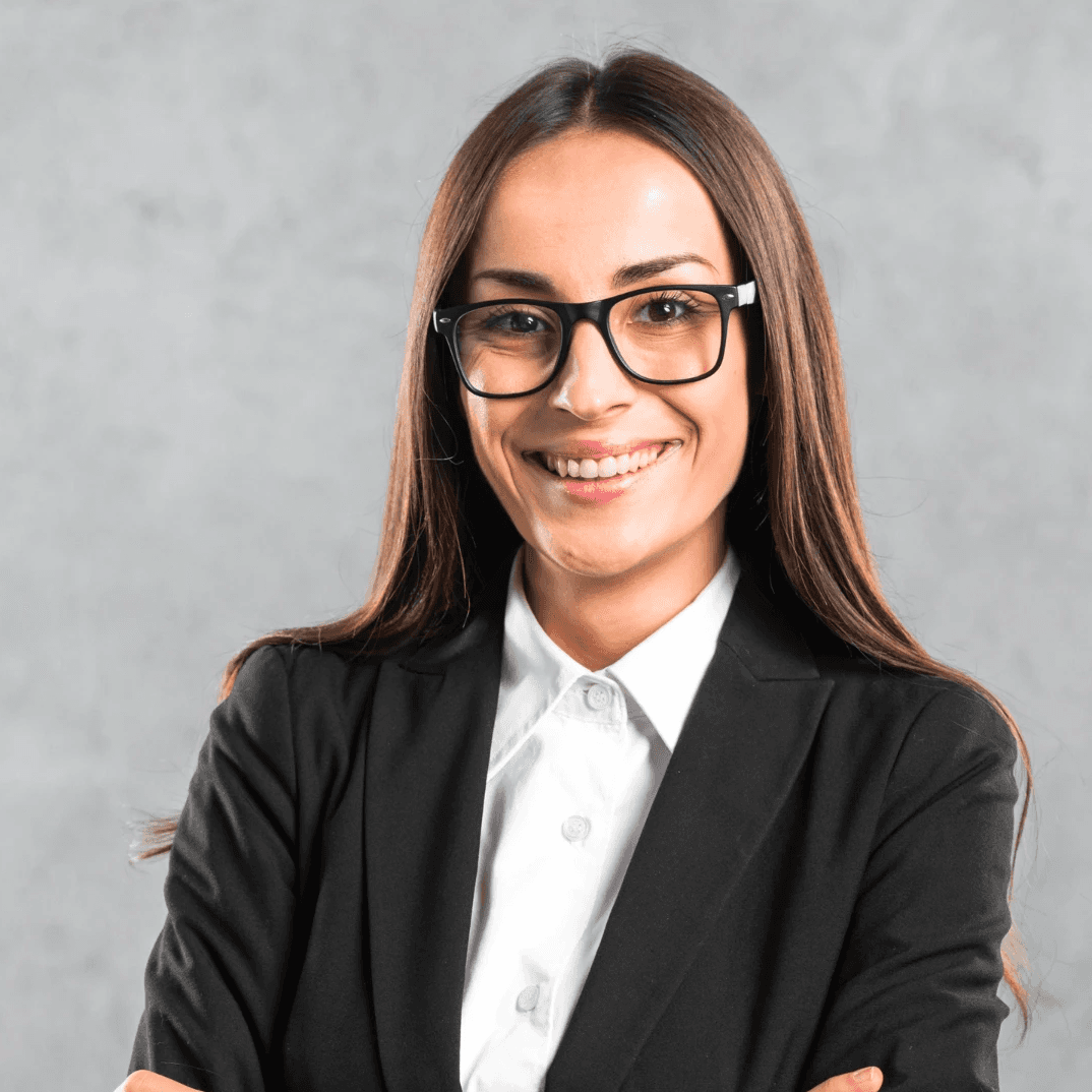 portrait business women black suit