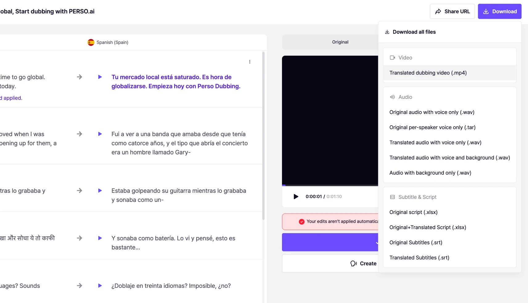 Step 5 · Review, download, and share