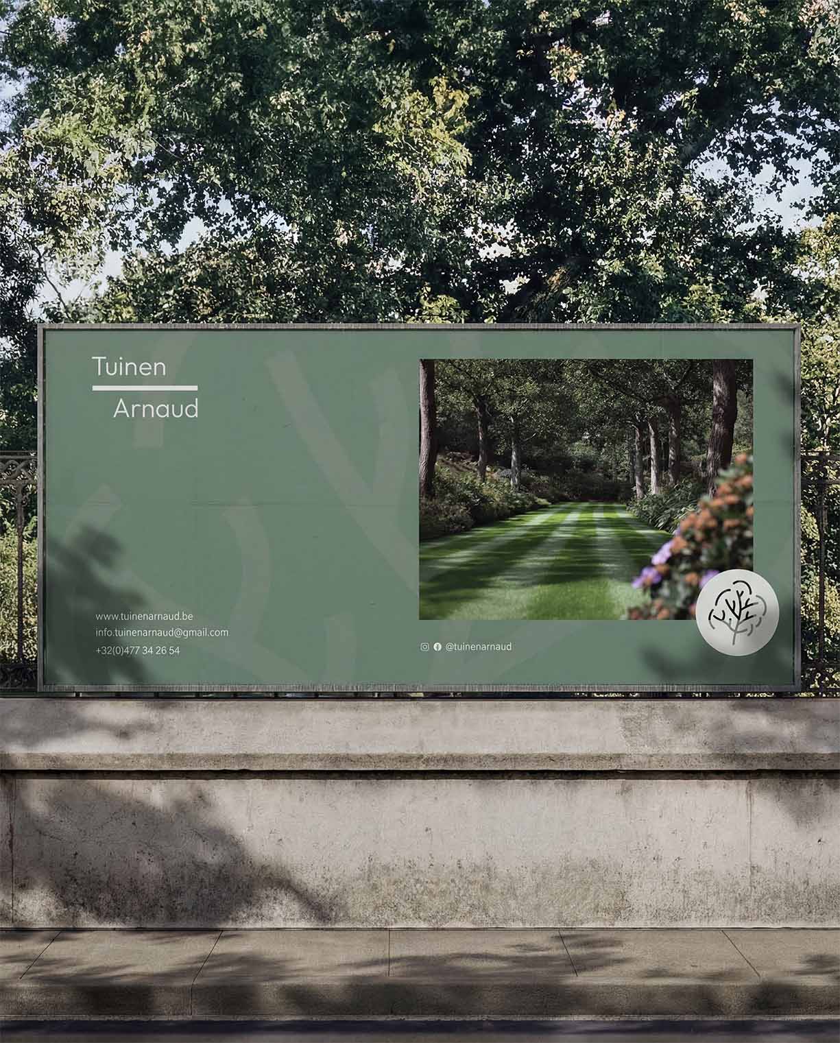 Tuinen Arnaud brand identity design by Unpeel