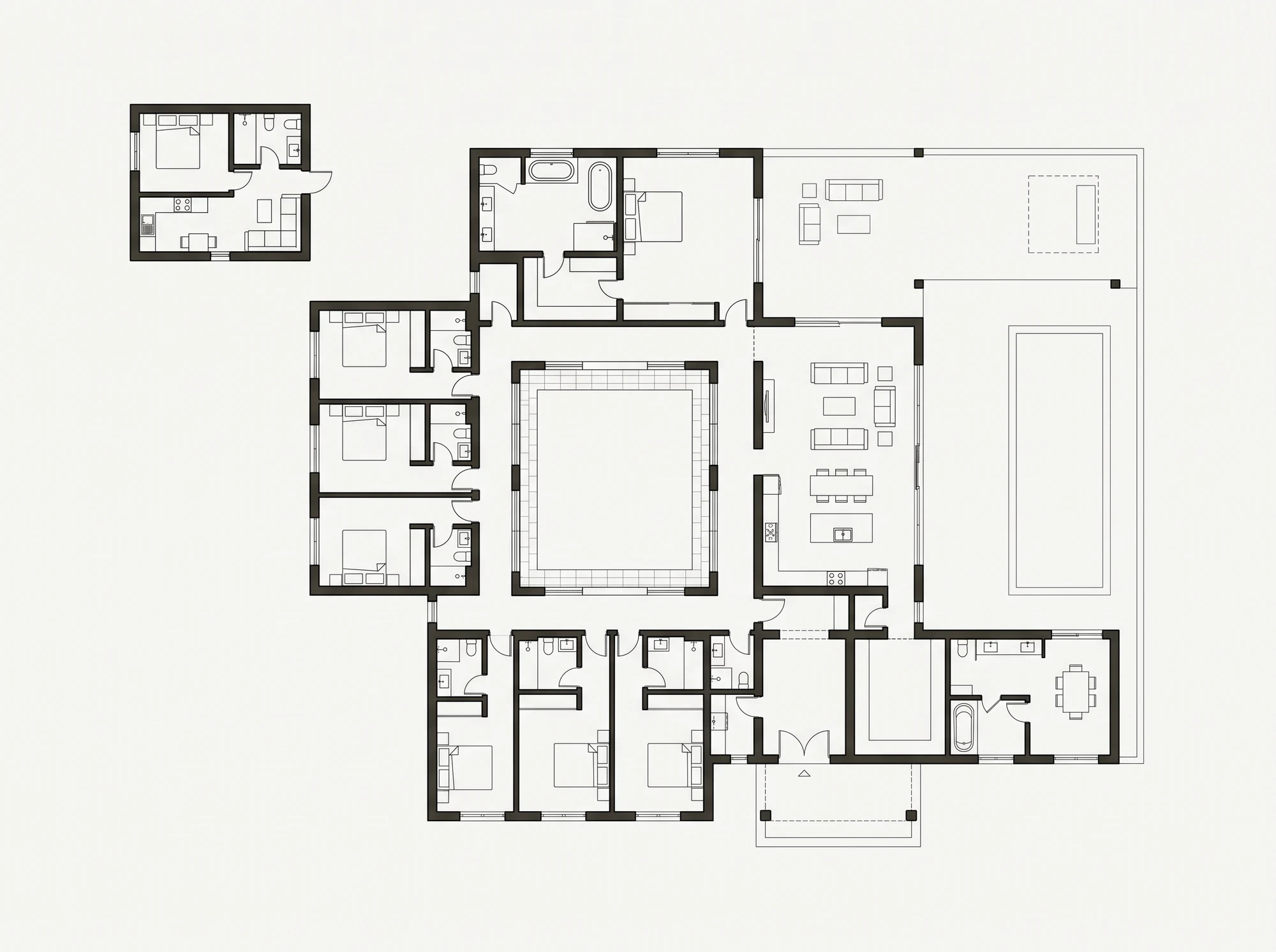 Floor plan of Villa Petra Alta