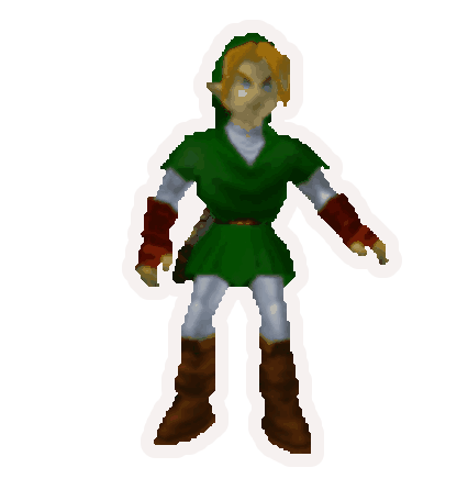 Low poly Link dancing