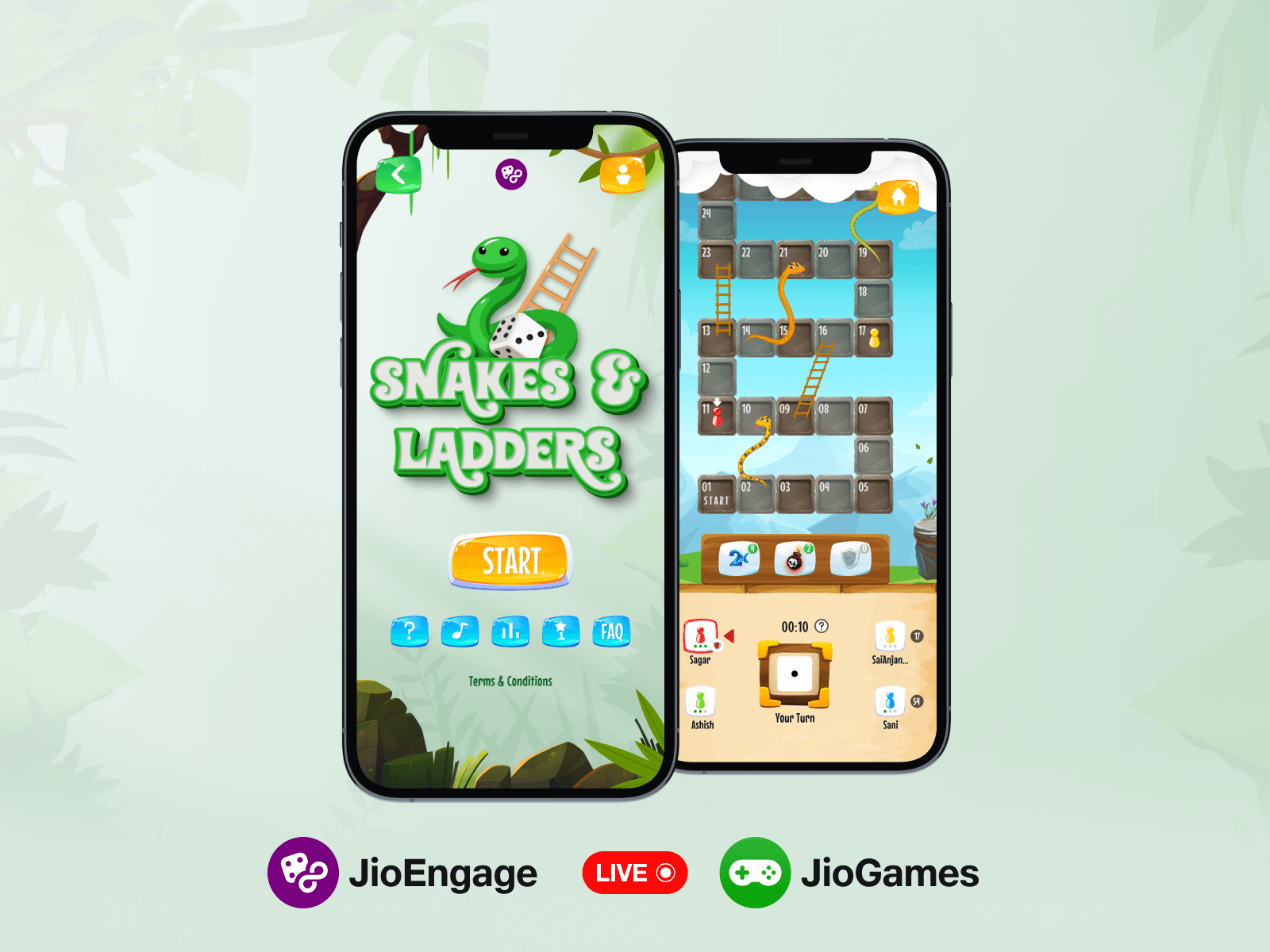 snakes & ladders game cover