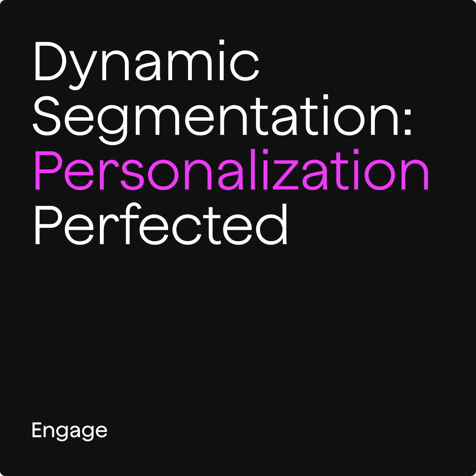 dynamic segmentation