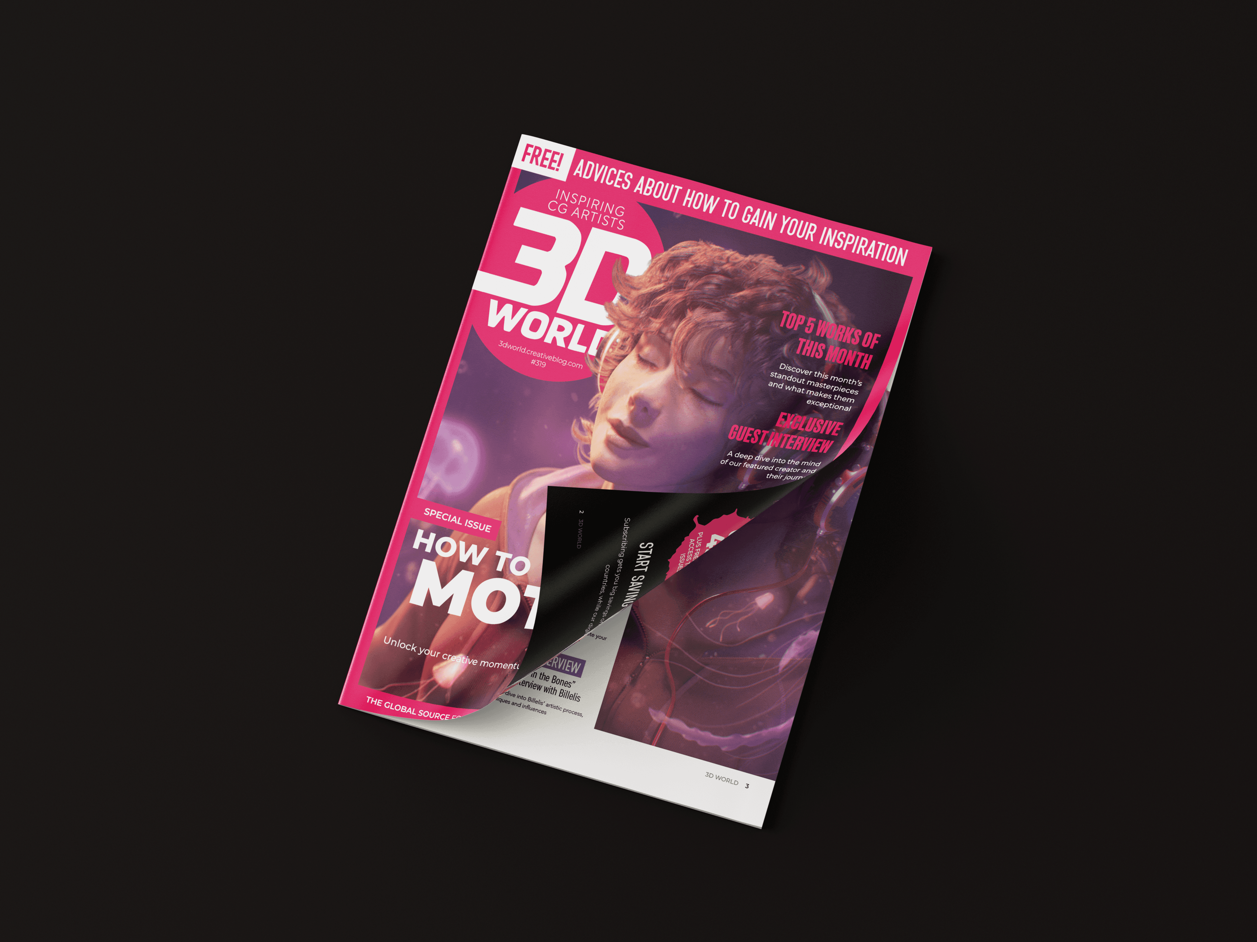 3D World Magazine Mock Up 2