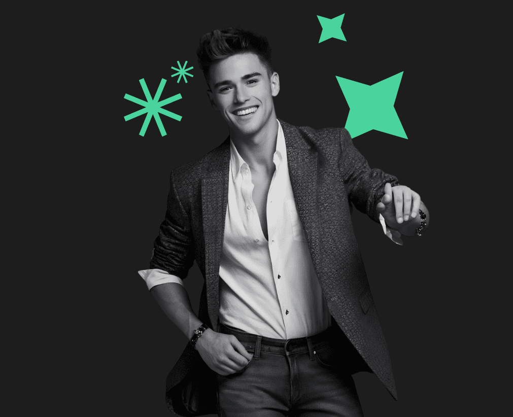 young influencer filming content for brands