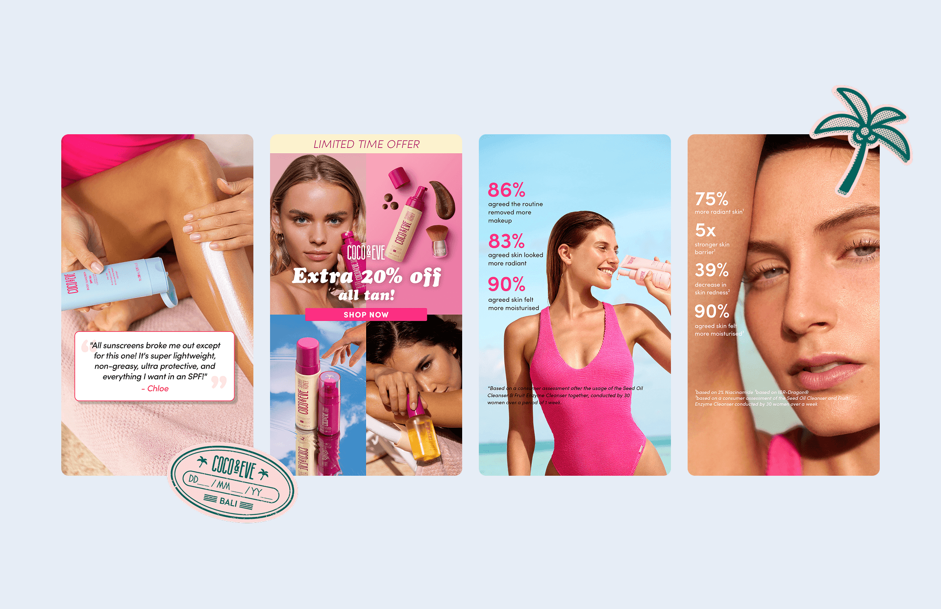 Coco & Eve Tanning Body Mist Photoshoot Brief Art Direction