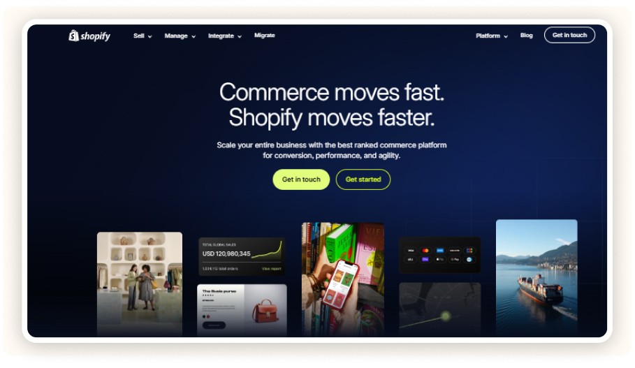 Shopify Plus website