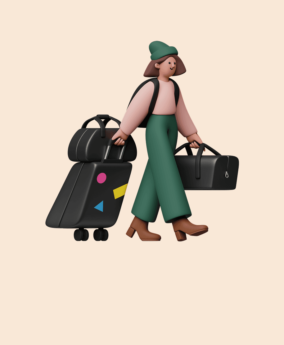 Young woman smiling at someone