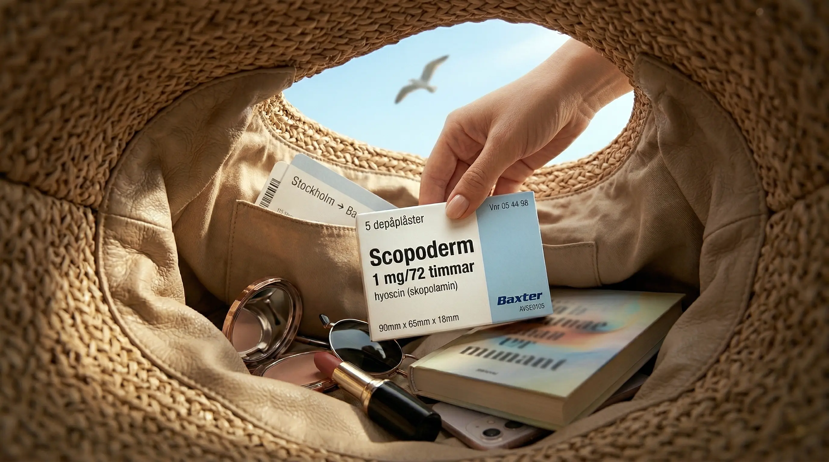 Person smiling warmly in sunlight