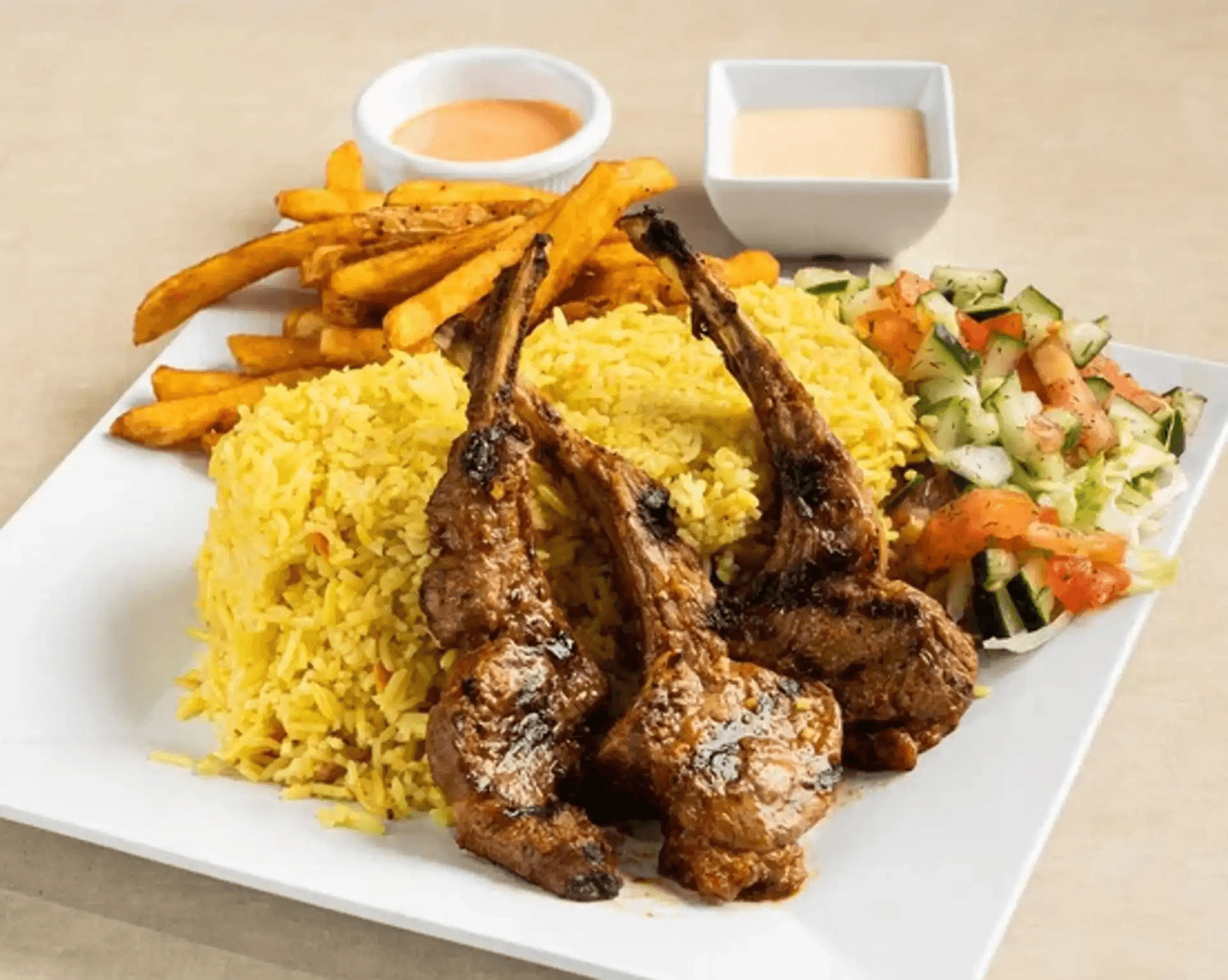 Peri Peri Lamp Chops 3 Pcs