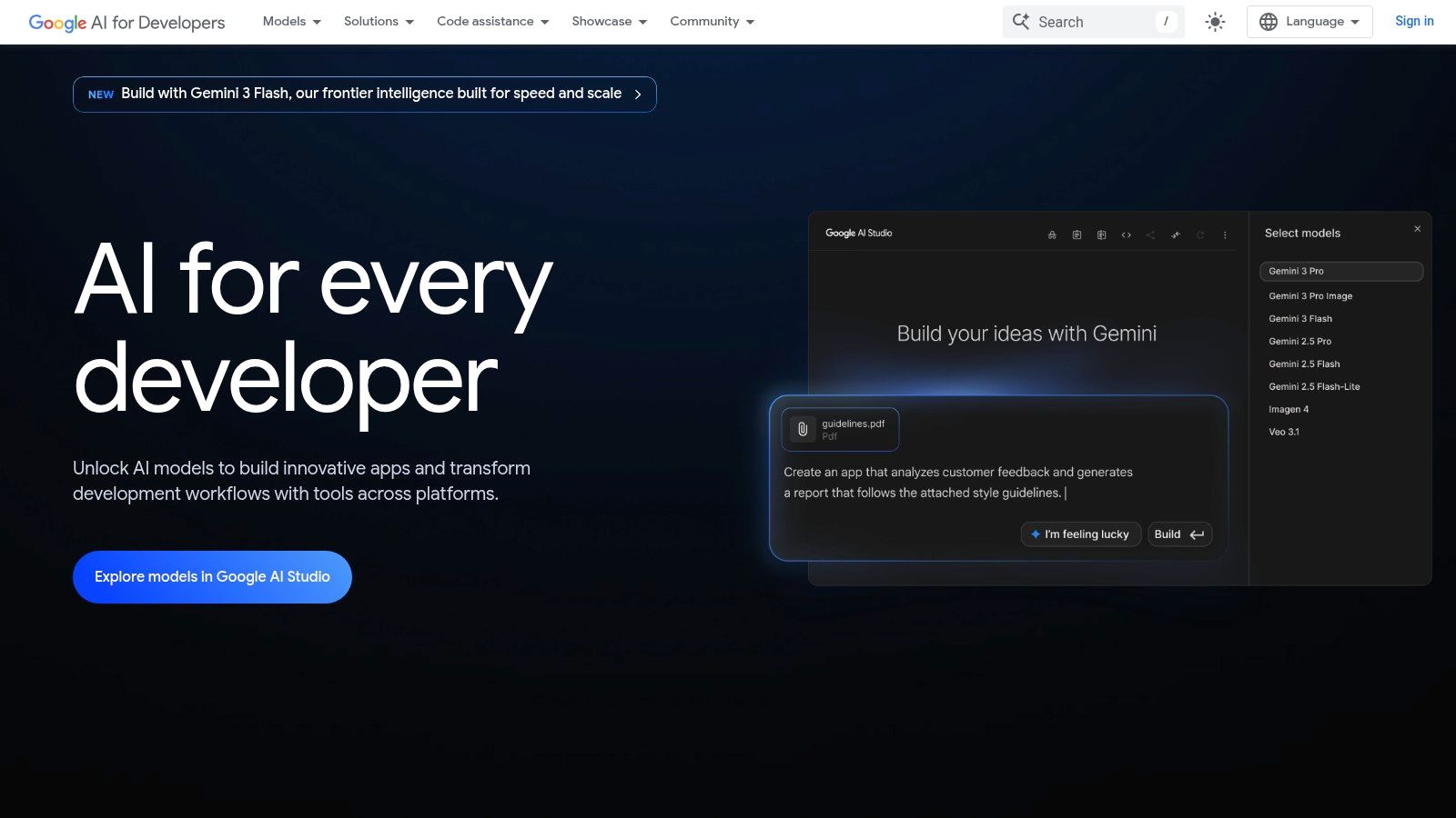 Google AI Studio (Gemini)