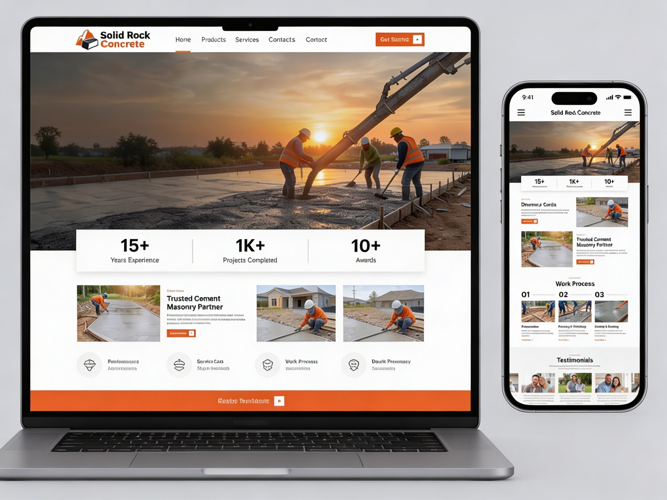 laptop and phone mockup