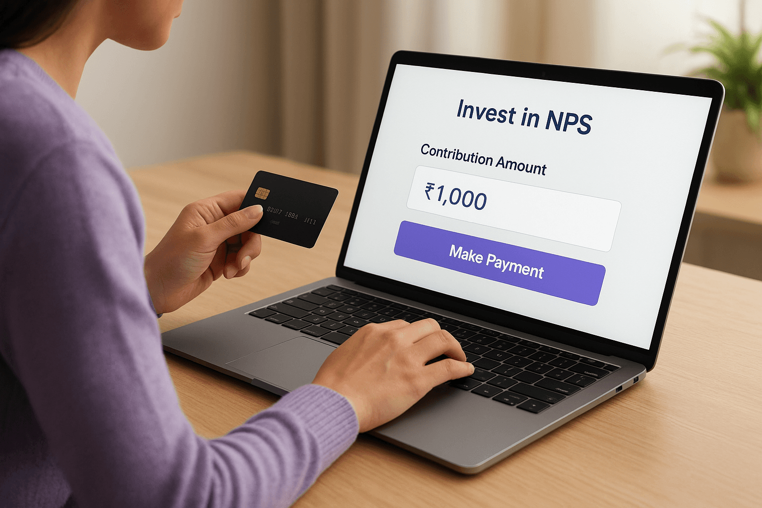 Enter your contribution amount and confirm payment
