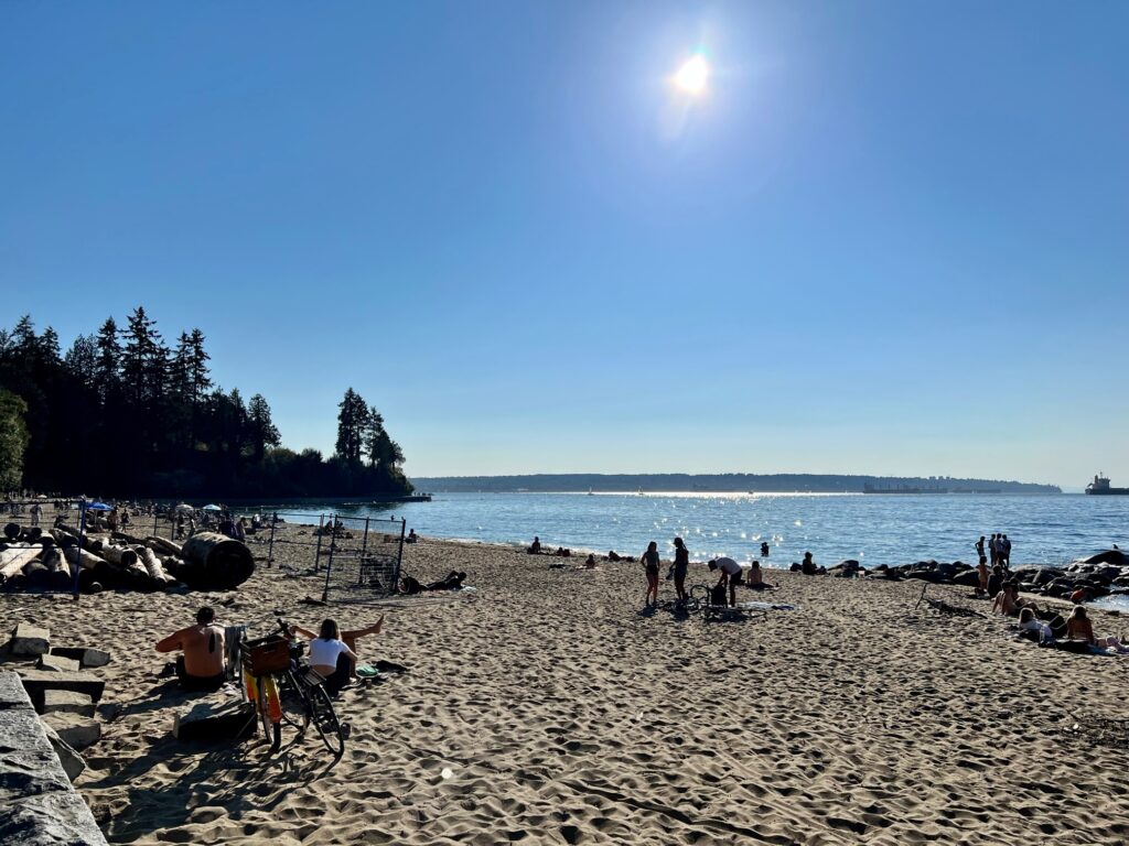 Third beach along Vancouver's seawall walk.