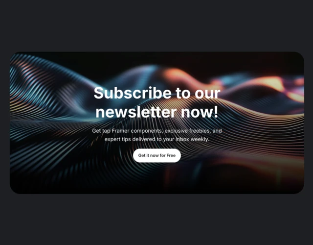 Framer Dark CTA Section - Frameblox UI