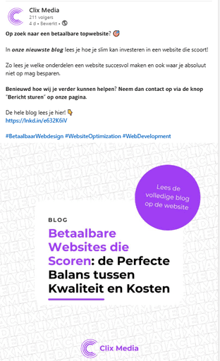 linkedin post