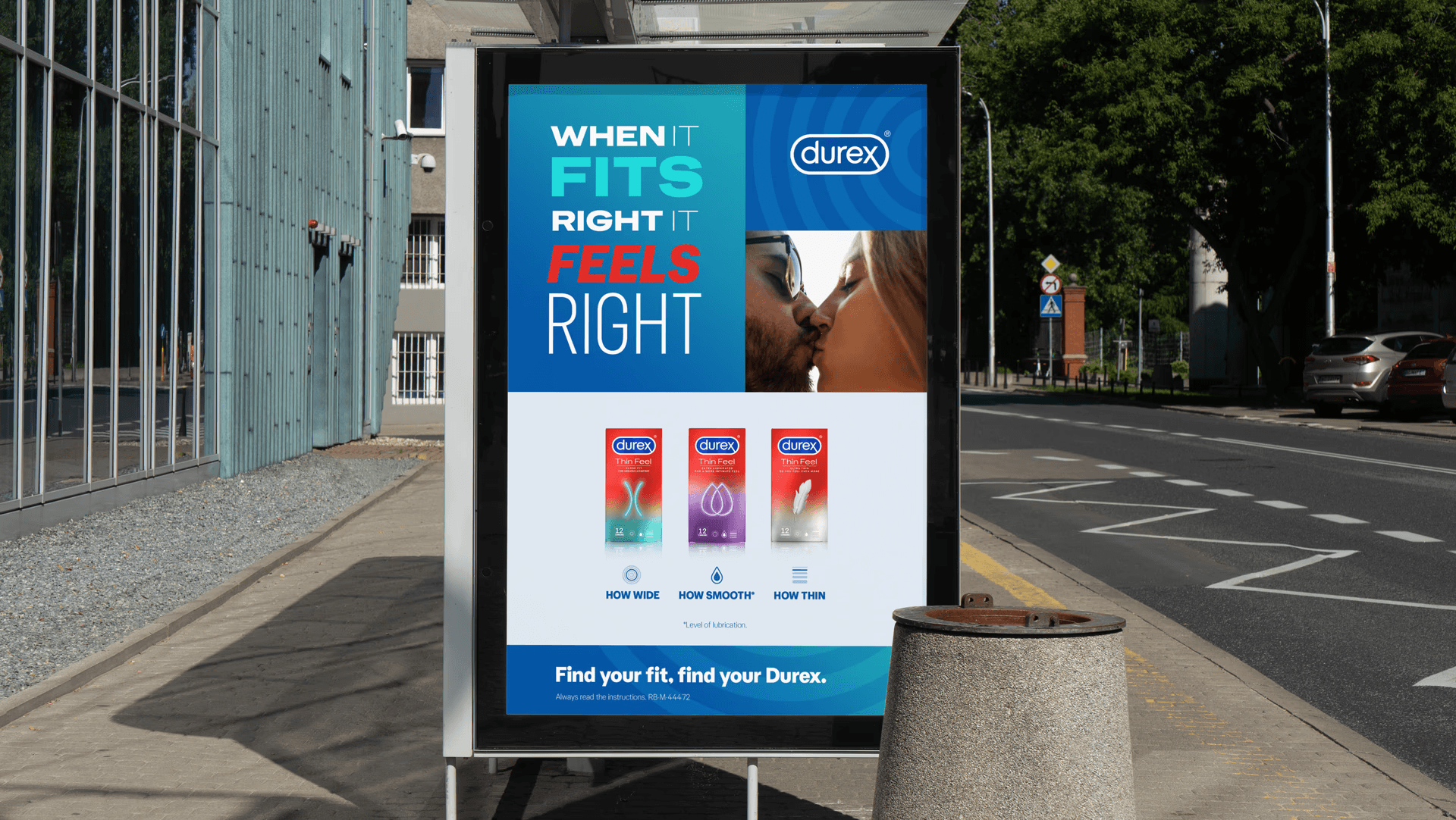 Billboard image of Durex Summer campaign