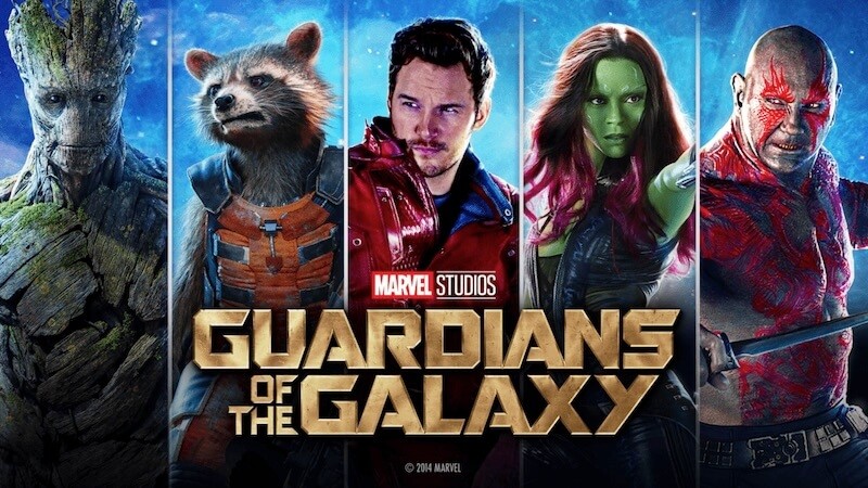 Guardians of the Galaxy title card from Disney+