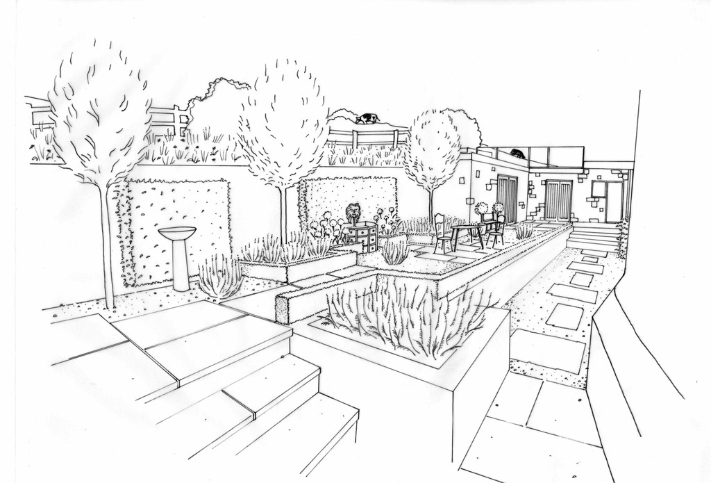 Glass of white wine held on a table