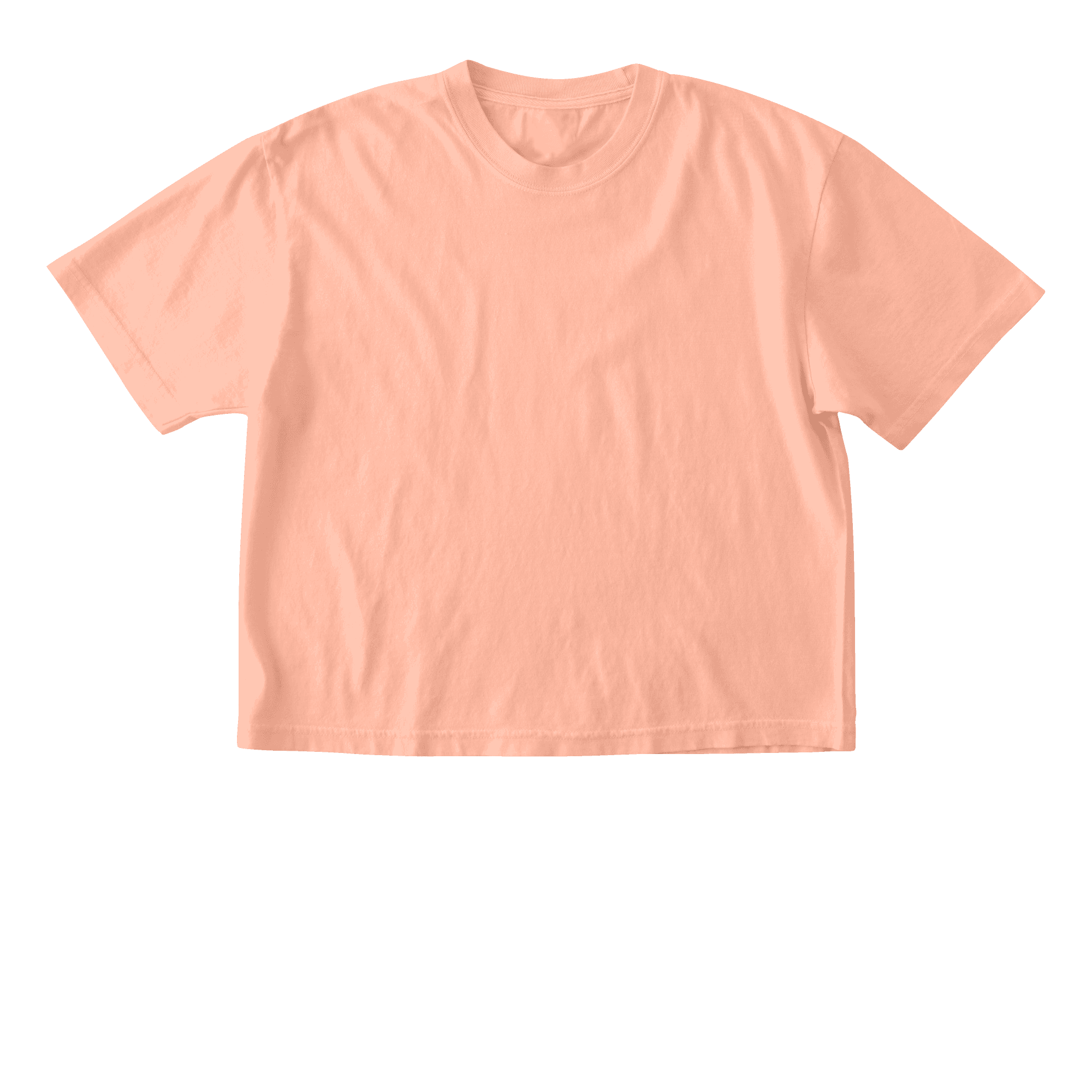 Comfort Colors Boxy Tee in Neon Cantalope