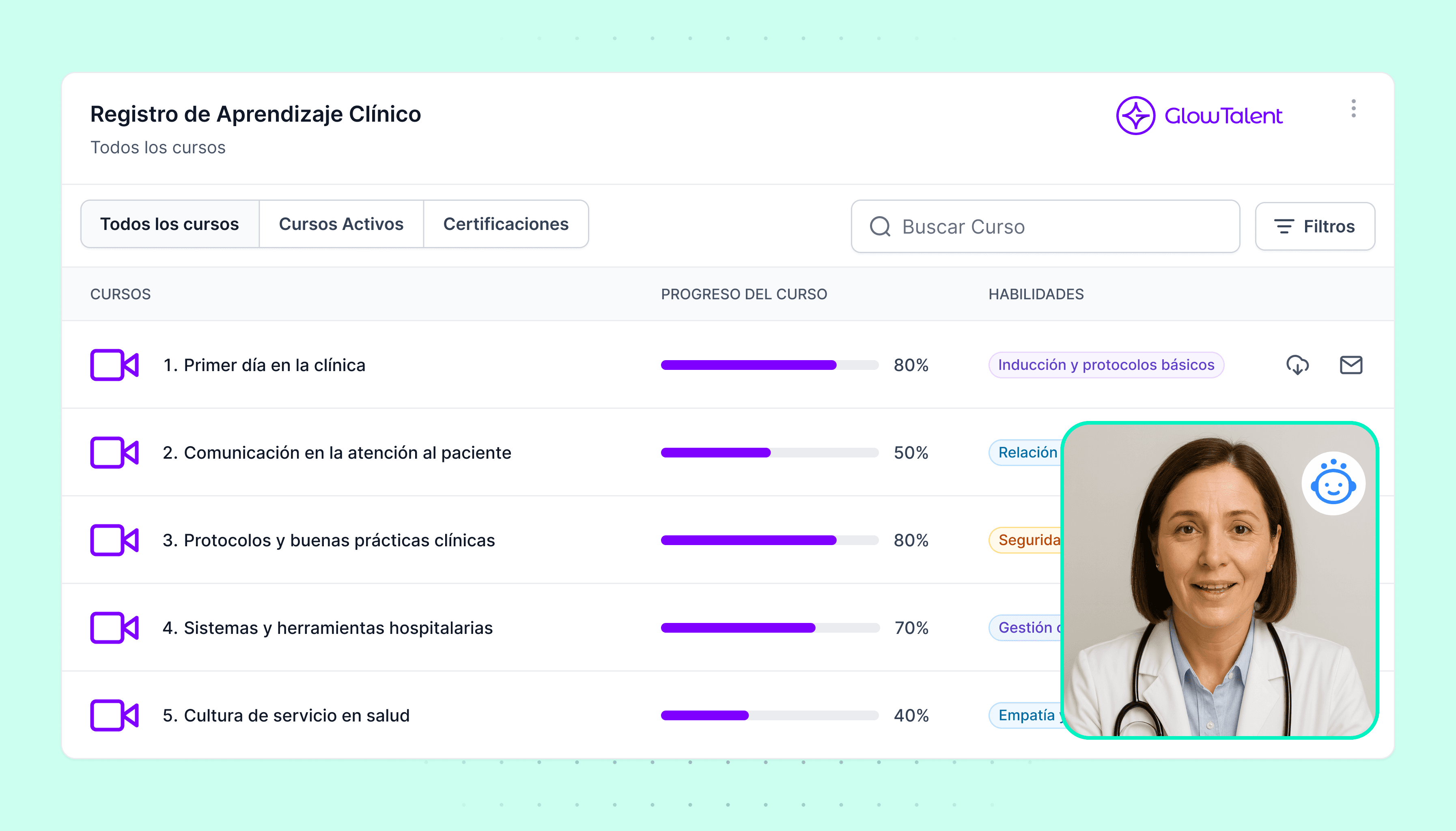 Colorful icons representing documents, videos, images, and notes, highlighting a unified research hub.
