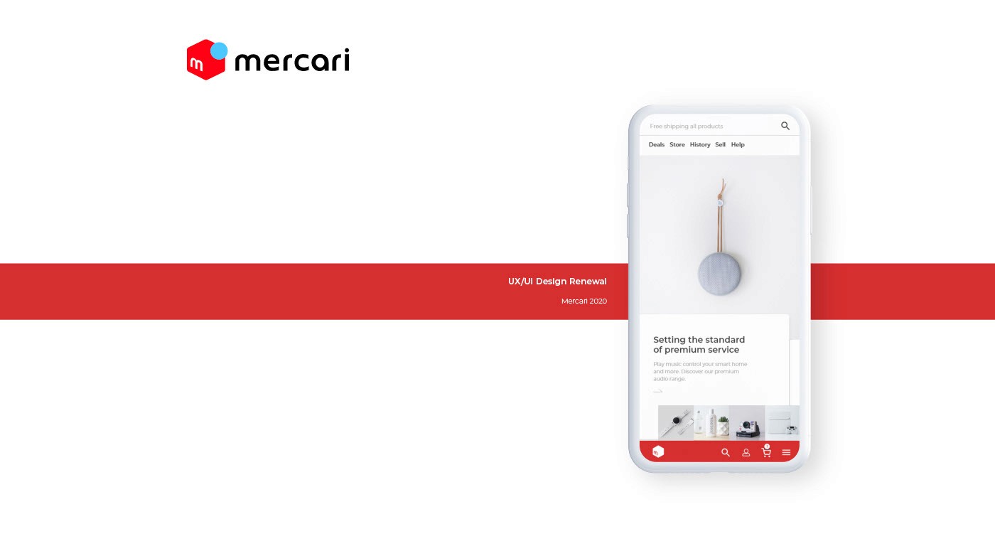 Mercari UX/UI Design | Cover