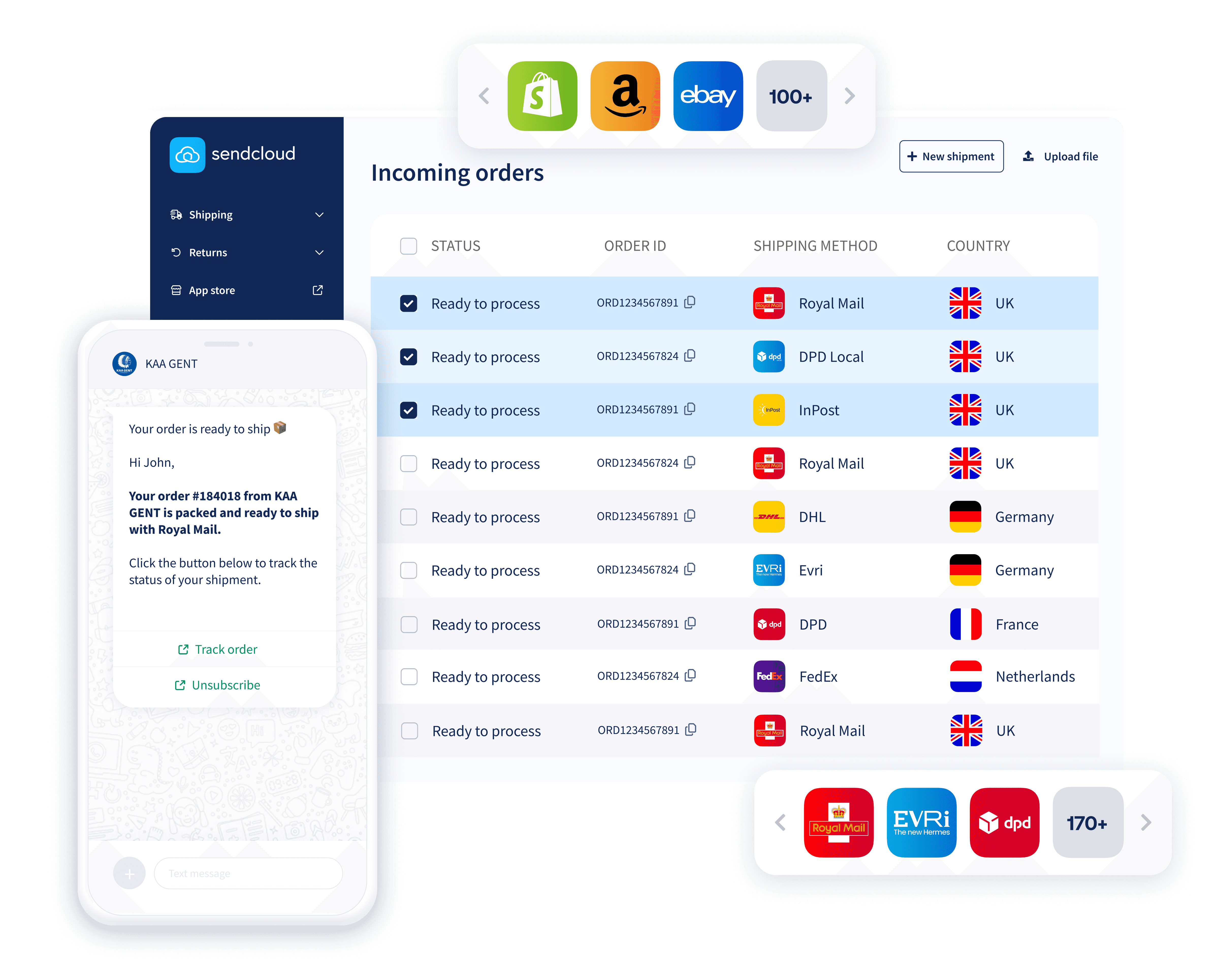 sendcloud shipping platform