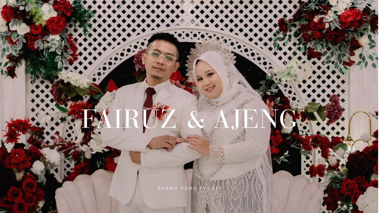 Real wedding Fairuz & Ajeng di Aruna Vana Events, venue pernikahan Jakarta Selatan