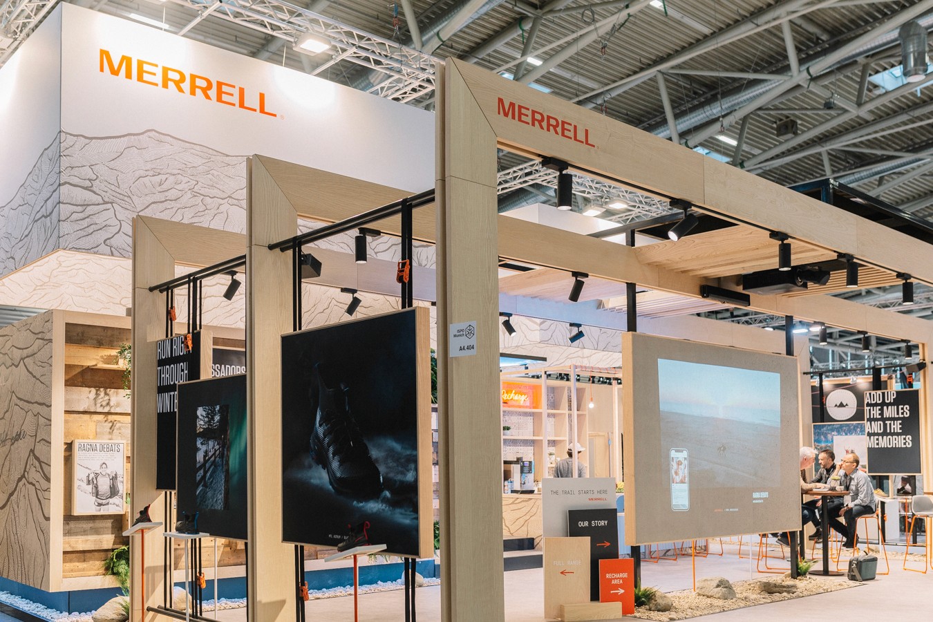 Merrell tradeshow stand design