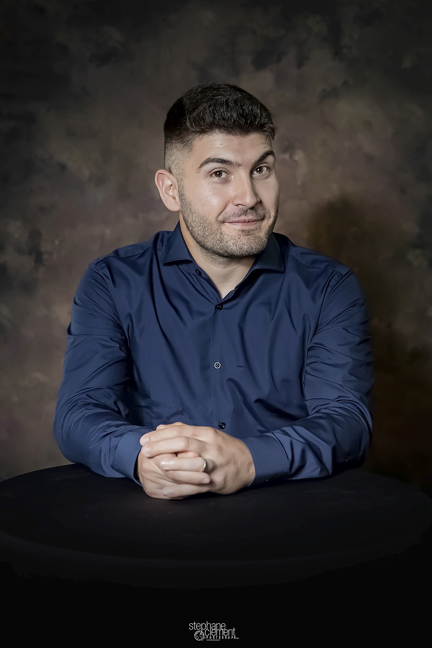 Portrait of portfolio creator – front view