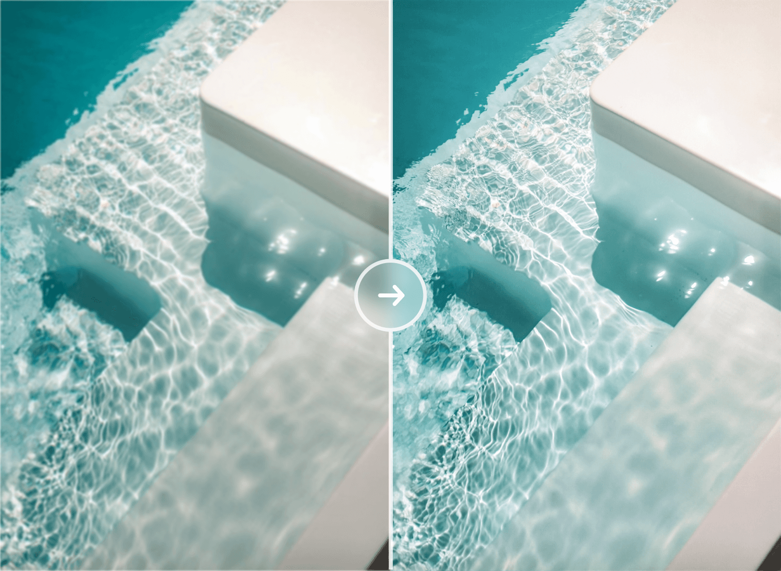 AI Pool Water Enhancement