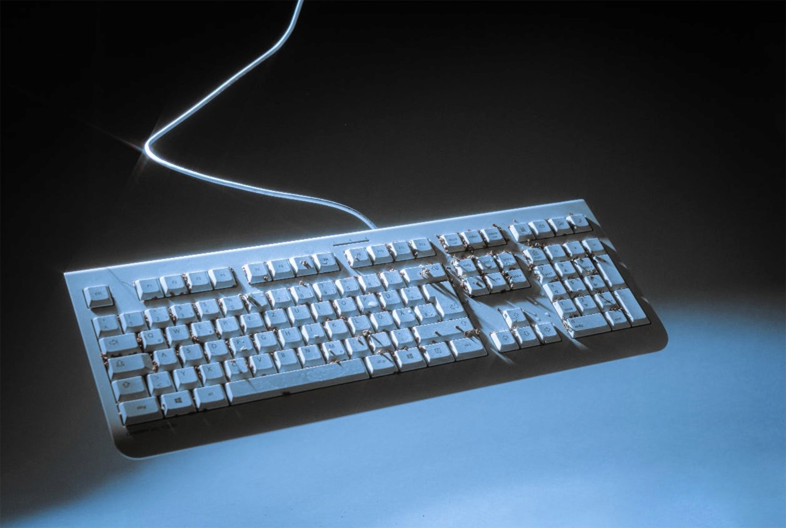 Retro Wired Keyboard