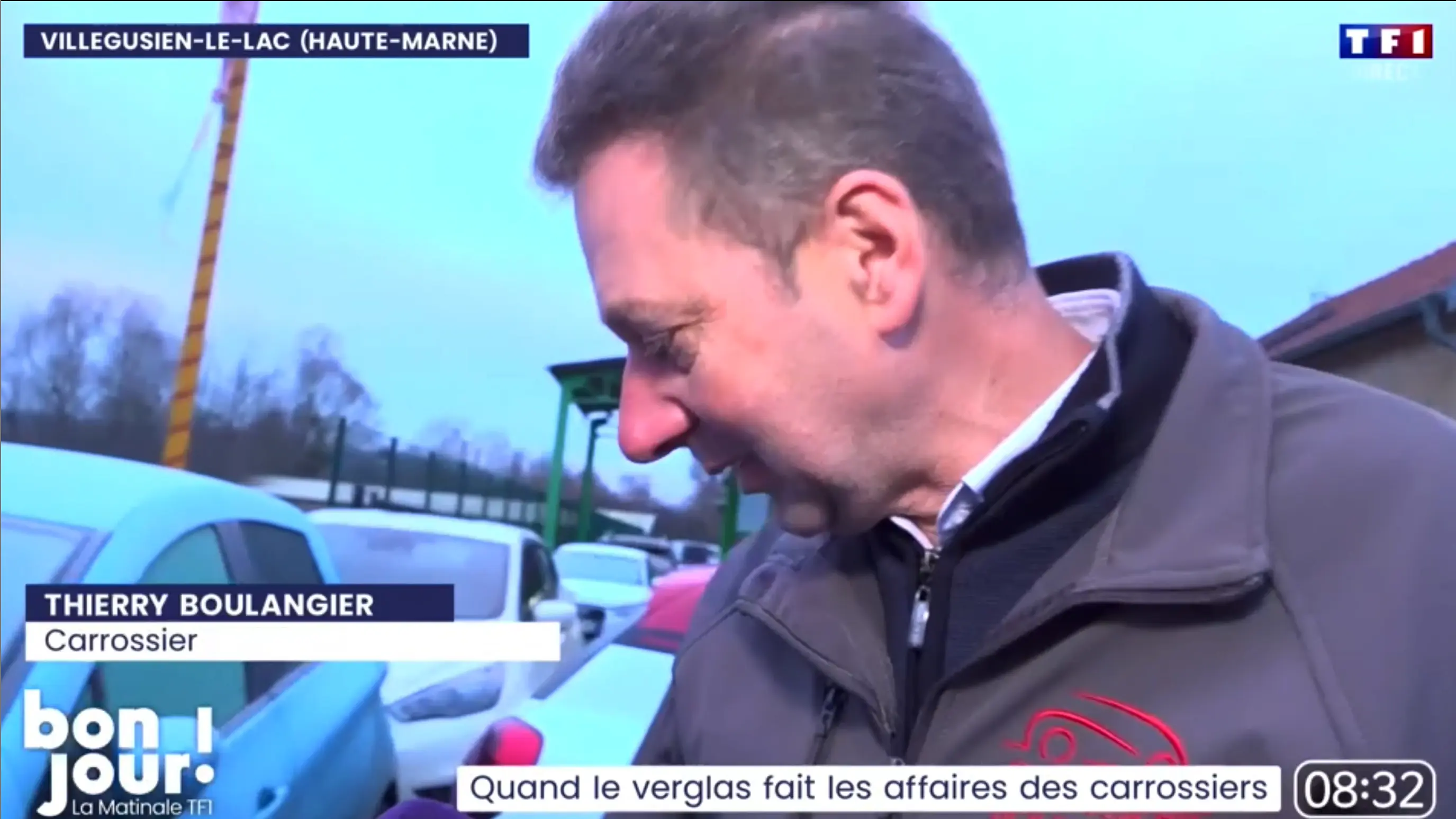 Le carrossier Boulanger en direct sur TF1