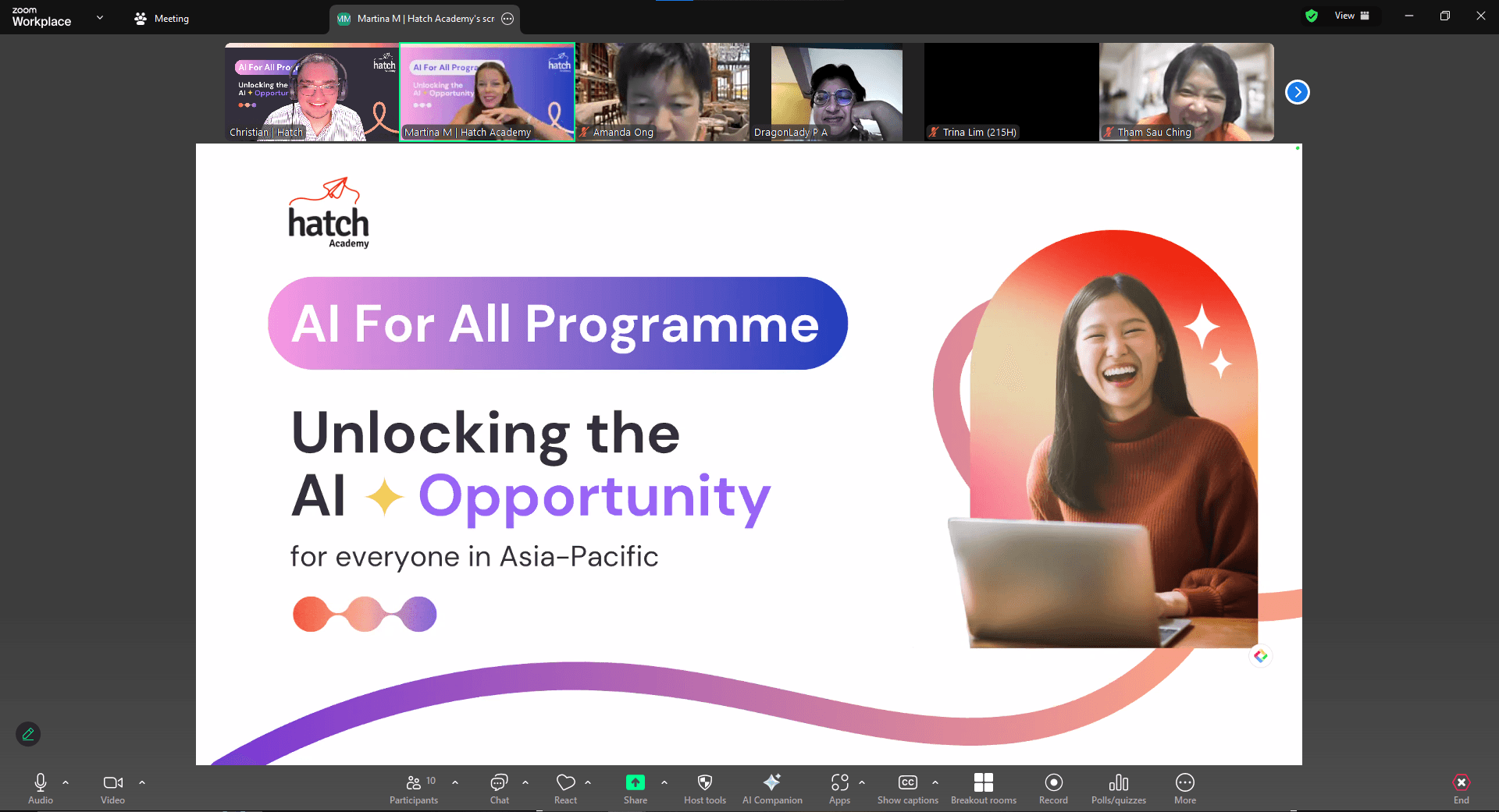  Hatch uses digital tools to help underserved communities upskill. PHOTO: HATCH
