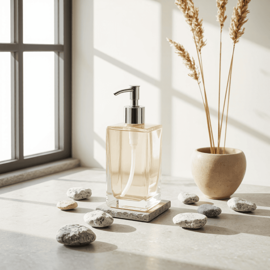 product photography of hand soap dispenser