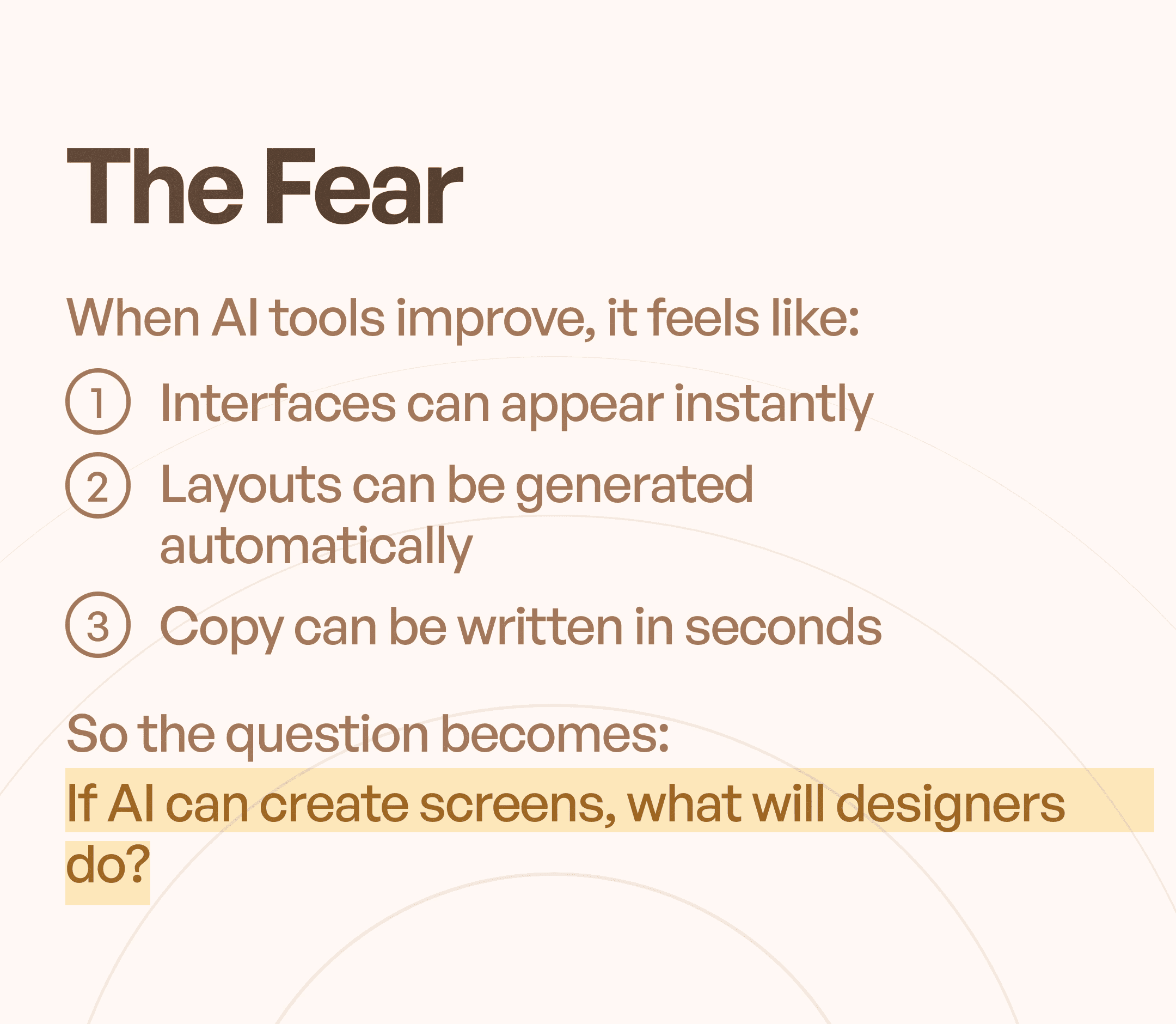 The fears in details