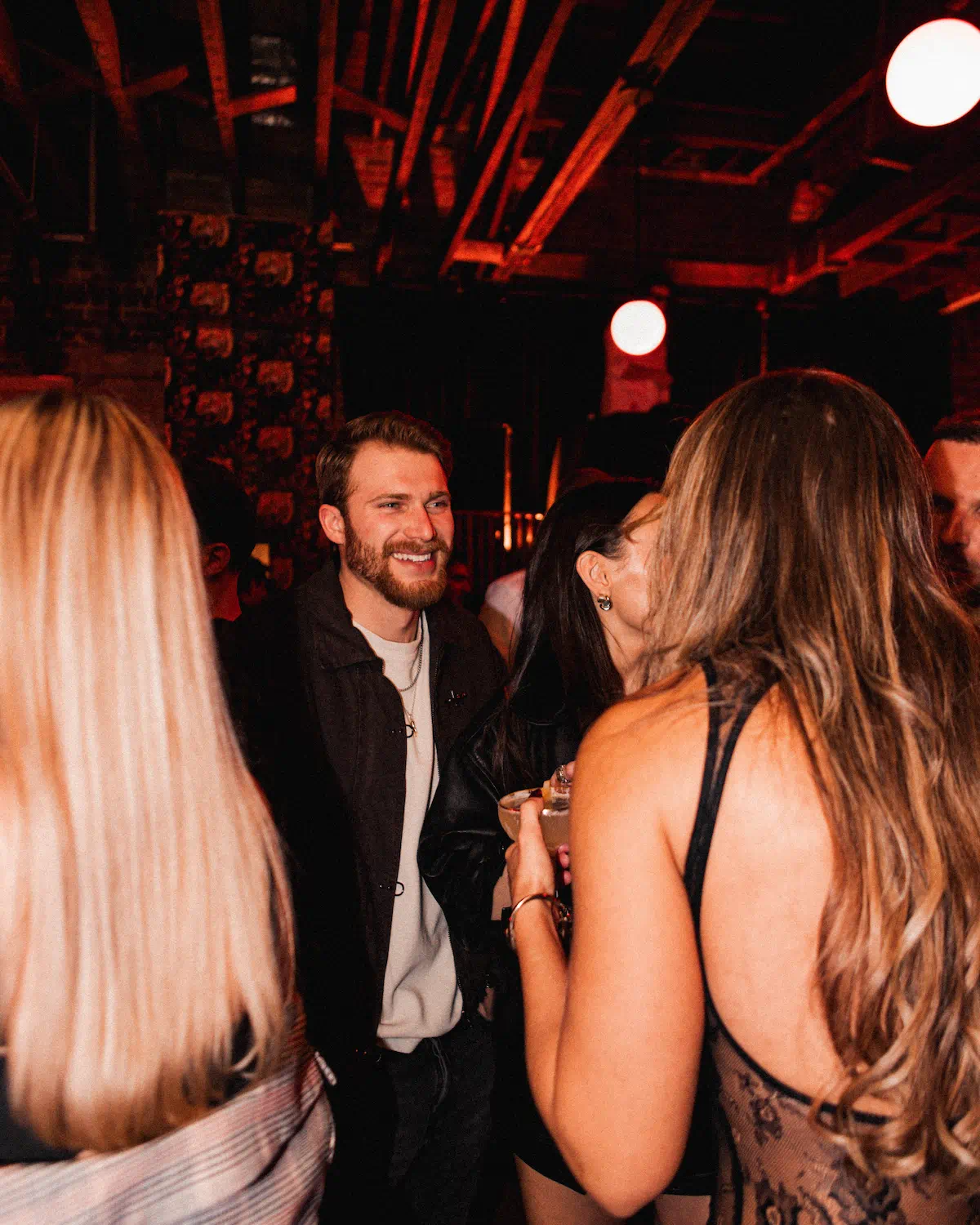 Girl with a beenie and blue jacket