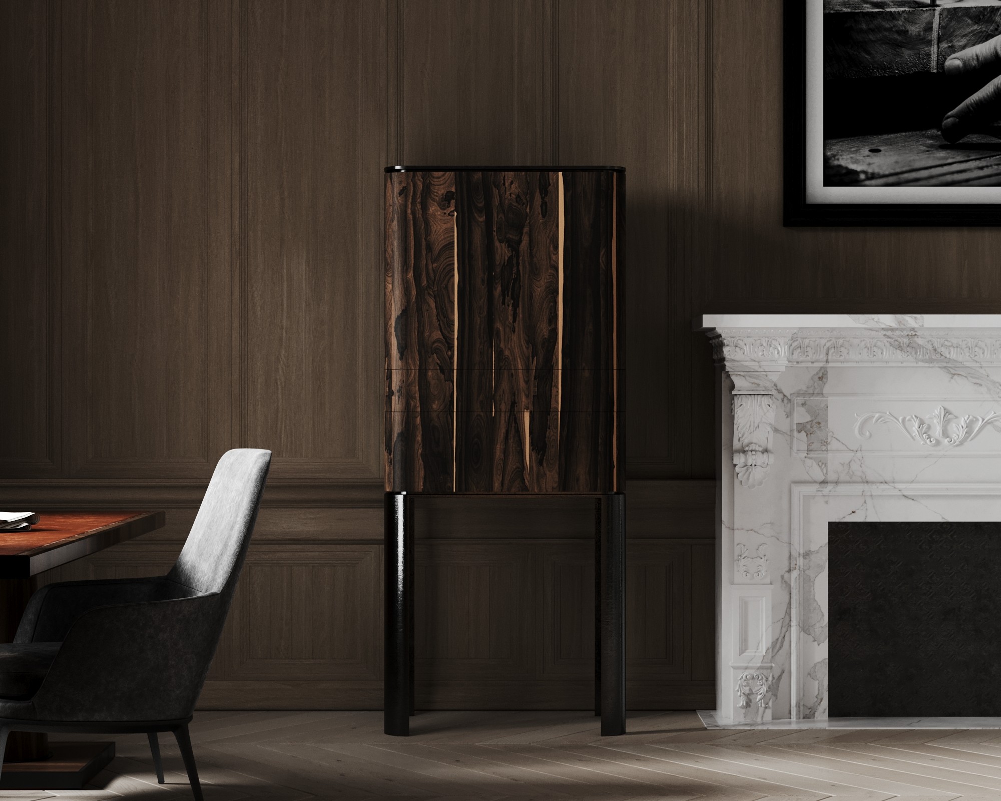 meuble à vin sur mesure maison borio