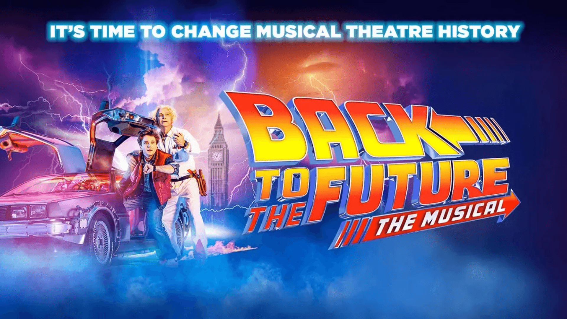 Experience the time-traveling adventure of Back to the Future The Musical at the Adelphi Theatre in London