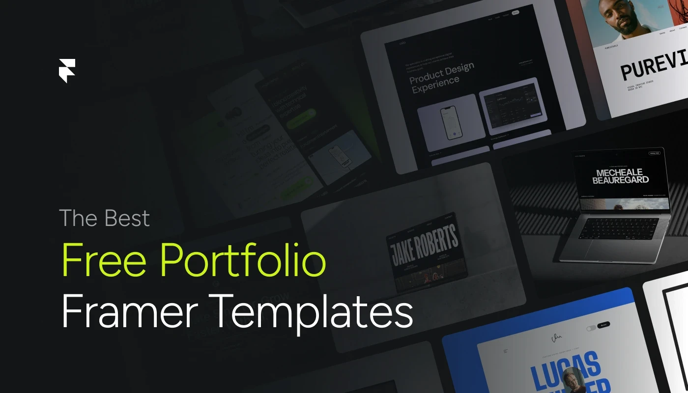 Best Free Portfolio Framer Templates