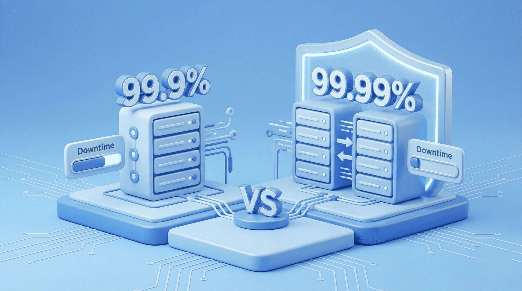 서버 이중화만으로 충분할까 가용성 99.9%와 99.99%의 현실적 차이