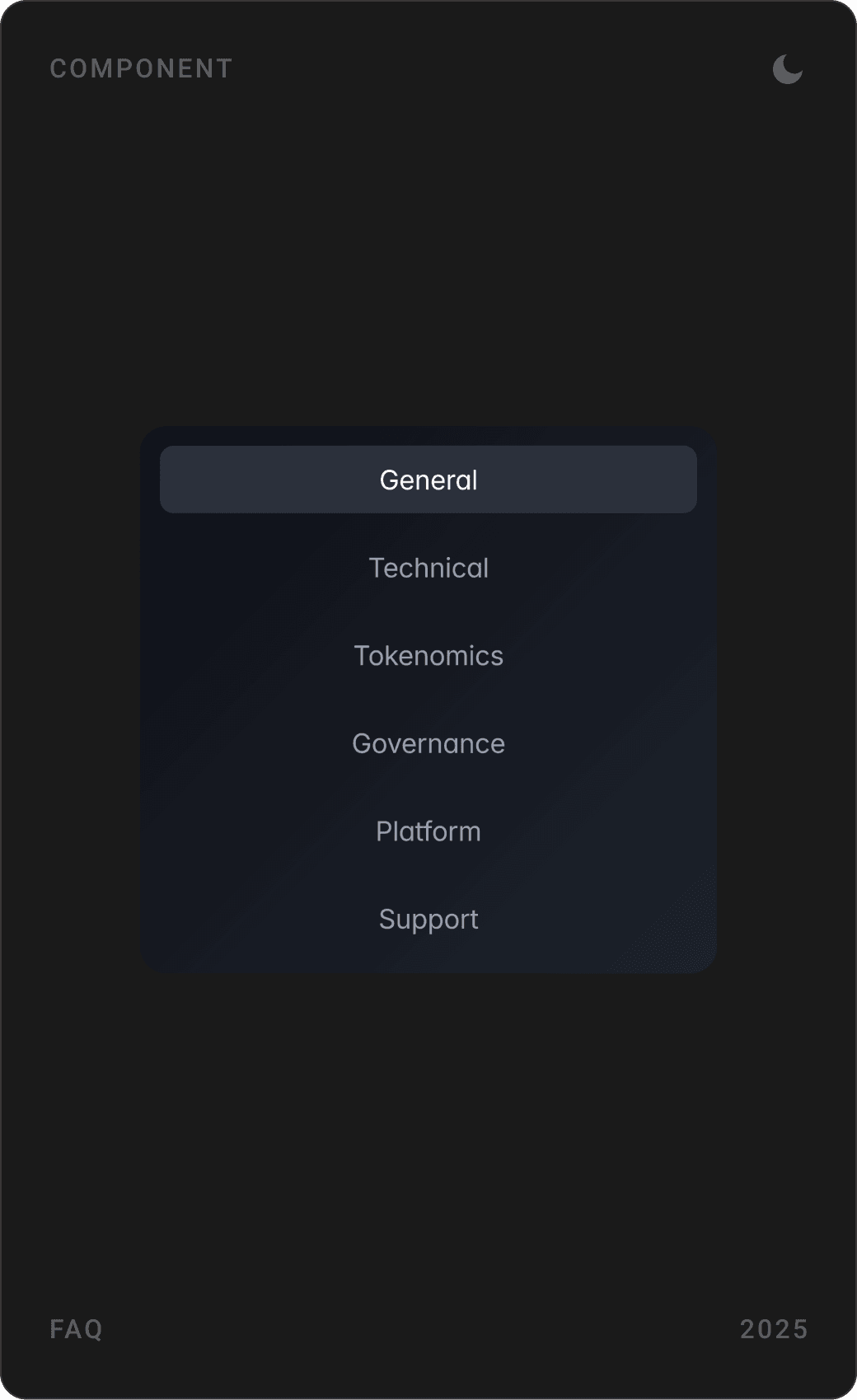 Modern AI FAQ Interaction Component Design