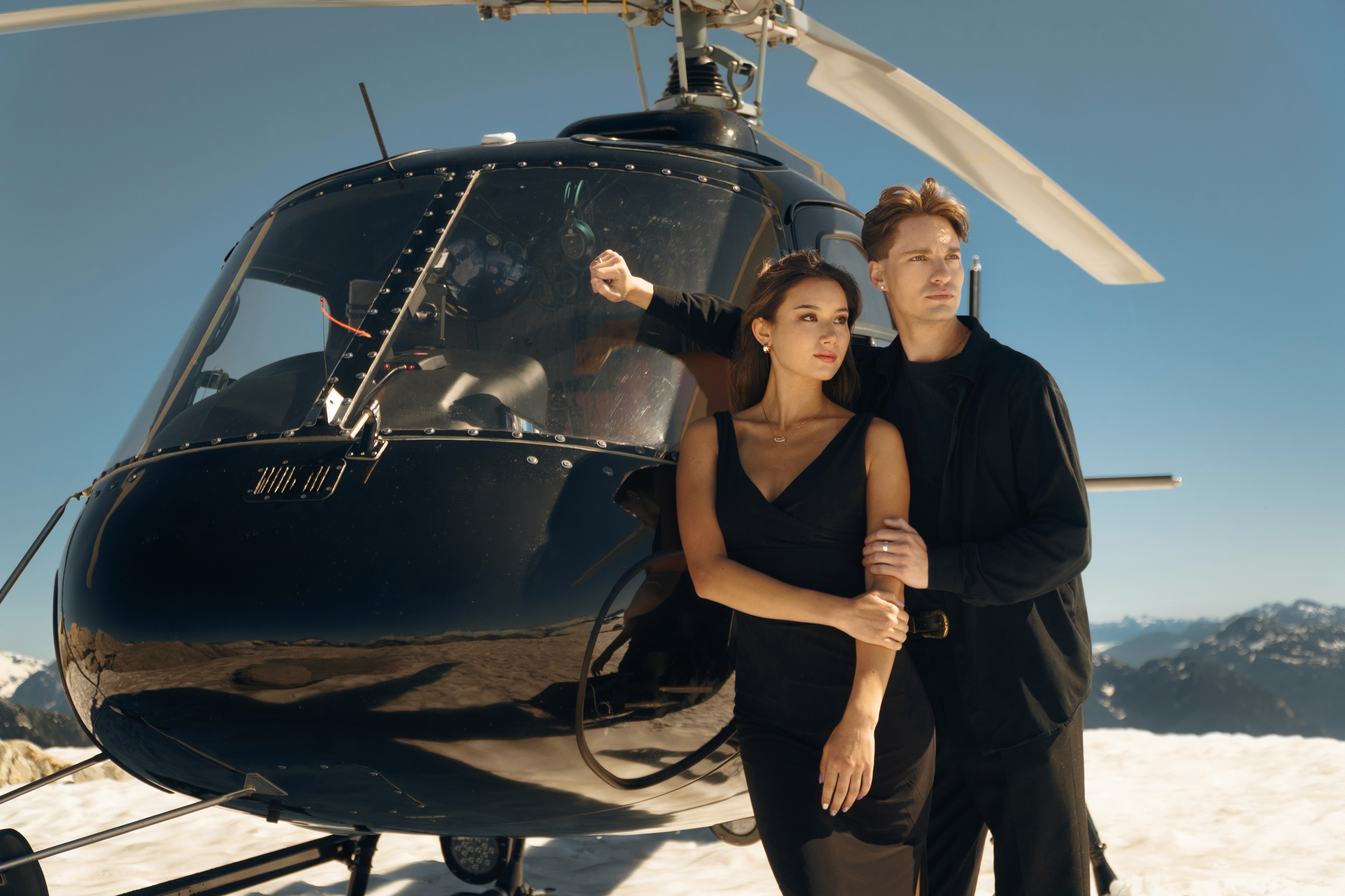 Male and female model